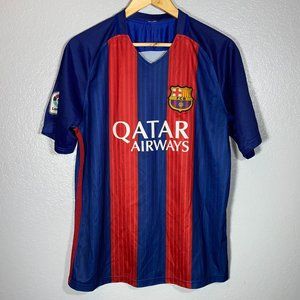 Soccer FC Barcelona Blue Red Jersey